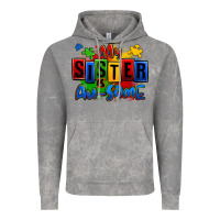 Cloud Rock my sister is ausome autism Vintage Hoodie - Zillion Design Studio