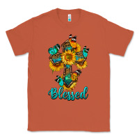 Copper cross with butterfly blessed Classic Tee - BundleAndBundleShop