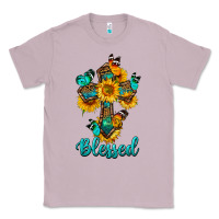 Lilac cross with butterfly blessed Classic Tee - BundleAndBundleShop