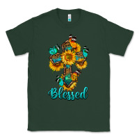 Sports Green cross with butterfly blessed Classic Tee - BundleAndBundleShop