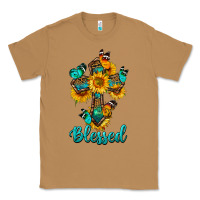 Toasted Coconut cross with butterfly blessed Classic Tee - BundleAndBundleShop