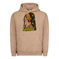 Pigment Burro Fall afro woman blessed Urban Hoodie - NancyCooperArtShop