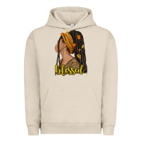 Pigment French Oak Fall afro woman blessed Urban Hoodie - NancyCooperArtShop