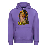 Tulip Fall afro woman blessed Urban Hoodie - NancyCooperArtShop