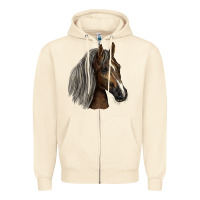 Sandshell Tennessee Horse Zipper Hoodie - LillyAllenDesigns