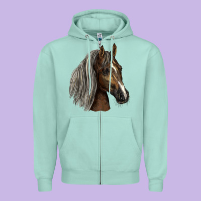 Tennessee Horse Zipper Hoodie Designed By Lillyallendesigns