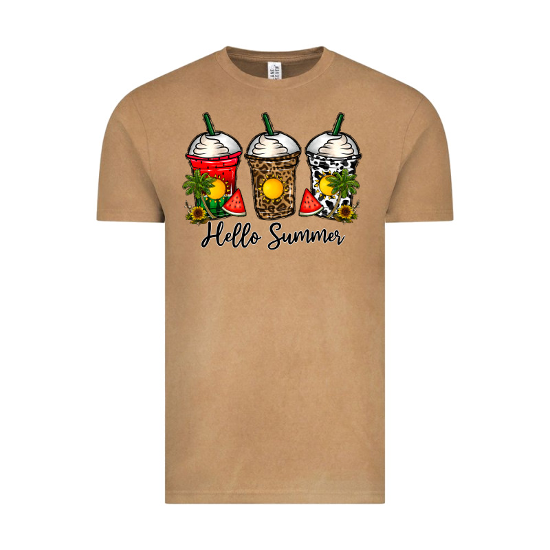 Hello Summer Vintage Tee by CowhideDigitalArt | Teevron
