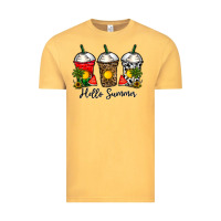 Vintage Mustard hello summer Vintage Tee - CowhideDigitalArt