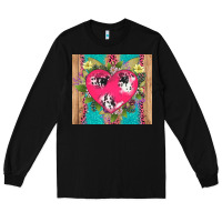 Black v.d cow and heart Long Sleeve Tee - AdoDesignShop