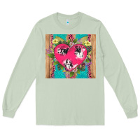 Matcha v.d cow and heart Long Sleeve Tee - AdoDesignShop