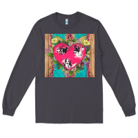 Smoke v.d cow and heart Long Sleeve Tee - AdoDesignShop