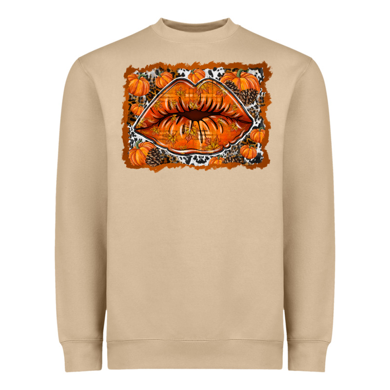 Fall Lips Heavyweight Sweatshirt by RacoonDesign | Teevron