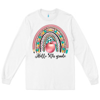 White hello 5th grade Long Sleeve Tee - JahusDesignShop