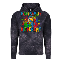 Cloud Black rawrsomely different autism trex Vintage Hoodie - Zillion Design Studio