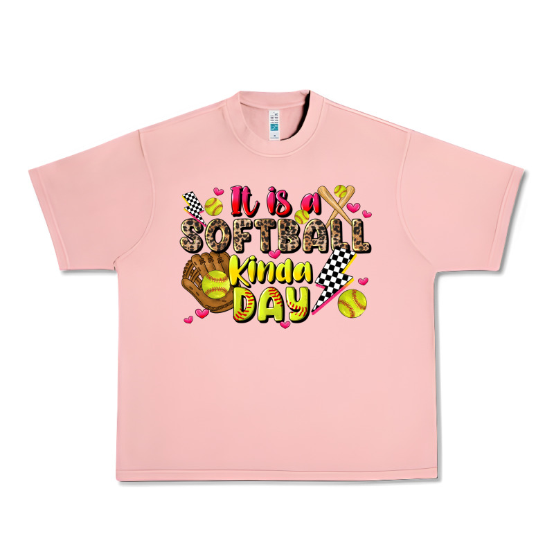 It Is A Softball Kinda Day Urban Heavy Tee by JahusDesignShop | Teevron