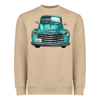 Mushroom western truck front view Heavyweight Sweatshirt - FaDigitalArtStudio