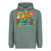 Sage hello pre k Heavyweight Hoodie - NancyCooperArtShop