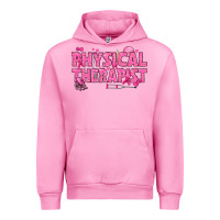 Fuchsia Pink breast cancer physical therapist Urban Hoodie - texasbilliewilder