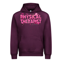 Mauve Wine breast cancer physical therapist Urban Hoodie - texasbilliewilder