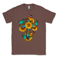 Chestnut cross with butterfly Classic Tee - BundleAndBundleShop