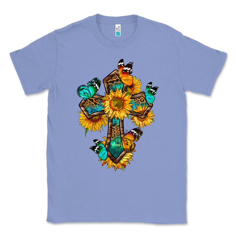 Cross With Butterfly Classic Tee by BundleAndBundleShop | Teevron
