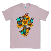 Lilac cross with butterfly Classic Tee - BundleAndBundleShop