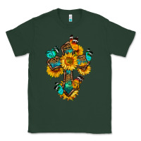 Sports Green cross with butterfly Classic Tee - BundleAndBundleShop