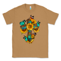 Toasted Coconut cross with butterfly Classic Tee - BundleAndBundleShop
