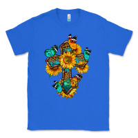 True Royal cross with butterfly Classic Tee - BundleAndBundleShop