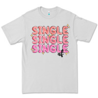 Dove Grey single single single af Premium Tee - MaliasSmallBusiness