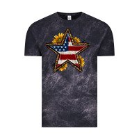 Cloud Black western 4th of july star Vintage Tee - HRA Design Shop