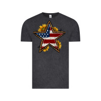Vintage Black western 4th of july star Vintage Tee - HRA Design Shop