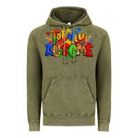 Vintage Olive totally ausome autism Vintage Hoodie - Zillion Design Studio