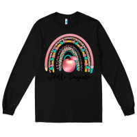 Black hello daycare Long Sleeve Tee - JahusDesignShop