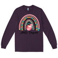 Plum hello daycare Long Sleeve Tee - JahusDesignShop