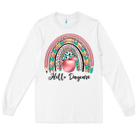 White hello daycare Long Sleeve Tee - JahusDesignShop