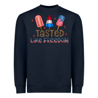 Navy tasted like freedom Heavyweight Sweatshirt - CowhideDigitalArt