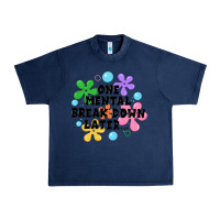 Navy one mental break down later Urban Heavy Tee - JahusDesignShop