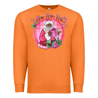 Carrot ho ho ho pink black santa christmas Premium Sweatshirt - MaliasSmallBusiness