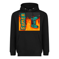 Black gamer Heavyweight Hoodie - MaliasSmallBusiness