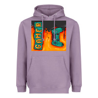 Lavender gamer Heavyweight Hoodie - MaliasSmallBusiness