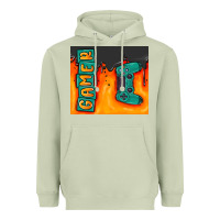 Matcha gamer Heavyweight Hoodie - MaliasSmallBusiness