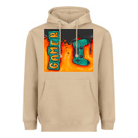 Mushroom gamer Heavyweight Hoodie - MaliasSmallBusiness