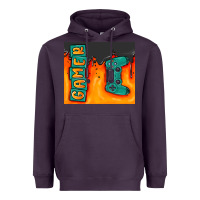 Plum gamer Heavyweight Hoodie - MaliasSmallBusiness