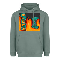 Sage gamer Heavyweight Hoodie - MaliasSmallBusiness