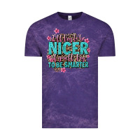 Cloud Purple i'll try to be nicer if you'll try ti be smarter Vintage Tee - AdoDesignShop