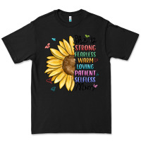 Black she is strong fearless warm loving mom Premium Tee - MaliasSmallBusiness