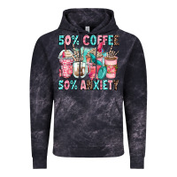 Cloud Black 50 coffee 50 anxiety coffee cups Vintage Hoodie - Zillion Design Studio