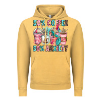 Vintage Mustard 50 coffee 50 anxiety coffee cups Vintage Hoodie - Zillion Design Studio