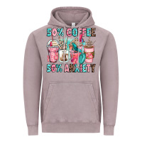 Vintage Zinc 50 coffee 50 anxiety coffee cups Vintage Hoodie - Zillion Design Studio
